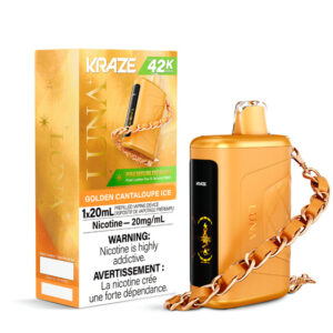 Kraze Luna Disposable Vape - 42K Puffs - Golden Cantaloupe Ice