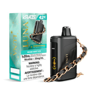 Kraze Luna Disposable Vape - 42K Puffs - Miami Mint Ice