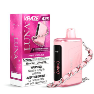 Kraze Luna Disposable Vape - 42K Puffs - Fruit Jewel Ice