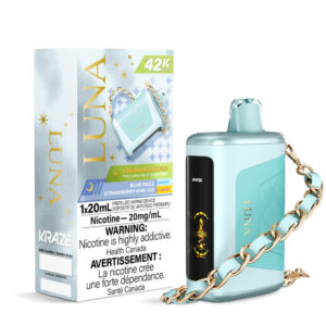 Kraze Luna Disposable Vape - 42K Puffs - Blue Razz Strawberry Kiwi Ice