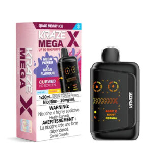 Kraze Mega X - 48K Puffs - Quad Berry Ice