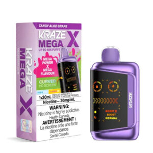 Kraze Mega X - 48K Puffs - Tangy Aloe Grape