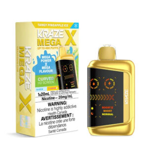 Kraze Mega X - 48K Puffs - Tangy Pineapple Ice