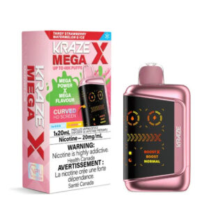 Kraze Mega X - 48K Puffs - Tangy Strawberry Watermelon G Ice