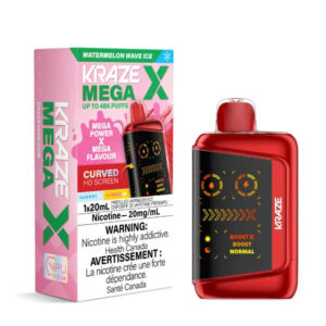 Kraze Mega X - 48K Puffs - Watermelon Wave Ice