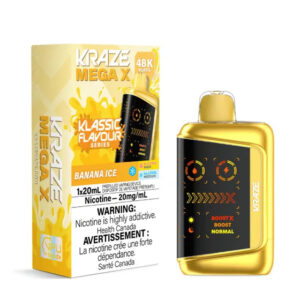 Kraze Mega X - 48K Puffs - Klassic Banana Ice