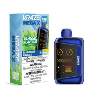 Kraze Mega X - 48K Puffs - Klassic - Blueberry Kiwi Ice