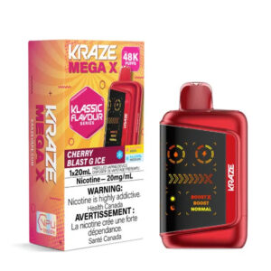 Kraze Mega X - 48K Puffs - Klassic - Cherry Blast G Ice