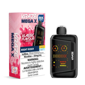 Kraze Mega X - 48K Puffs - Klassic - Night Rider