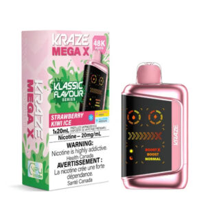 Kraze Mega X - 48K Puffs - Klassic - Strawberry Kiwi Ice