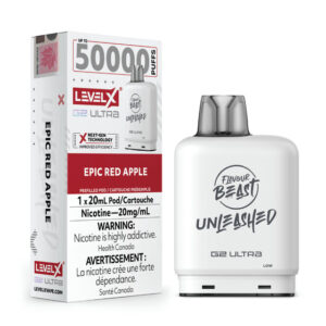Flavour Beast Level X G2 Ultra Pod - 50k Puffs  – Epic Red Apple