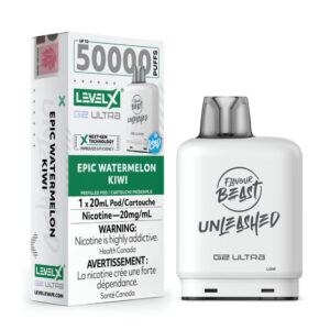 Flavour Beast Level X G2 Ultra Pod - 50k Puffs  – Epic Watermelon Kiwi Iced