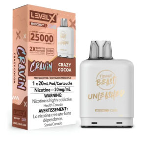 Flavour Beast Level X Vape Pod - 25K - Crazy Cocoa