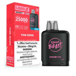 Flavour Beast Level X Vape Pod - 25K - Pink Bomb Ice