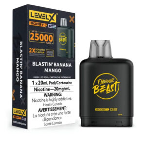 Flavour Beast Level X Vape Pod - 25K - Blastin' Banana Mango