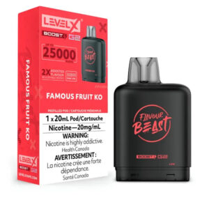 Flavour Beast Level X Vape Pod - 25K - Famous Fruit KO