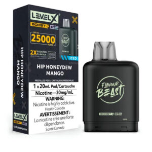 Flavour Beast Level X Vape Pod - 25K - Hip Honeydew Mango