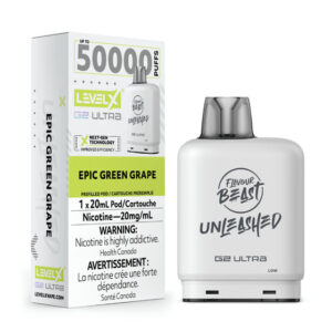 Flavour Beast Level X G2 Ultra Pod - 50k Puffs – Epic Green Grape