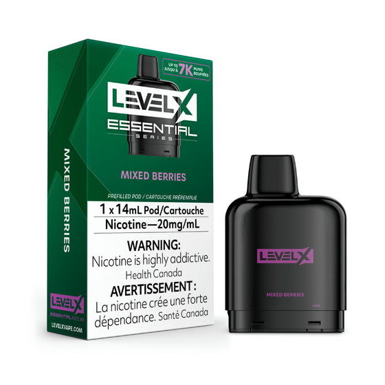 Level X Essential Series - Mixed Berries - Flavour Beast Pods