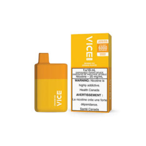 Vice Box Rechargeable Disposable Vape - 6000 Puffs - Orange Ice