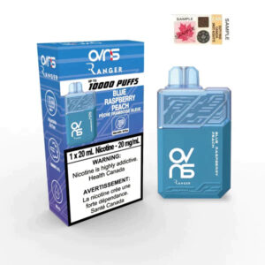 OVNS RANGER 10000 PUFF RECHARGEABLE DISPOSABLE VAPE - Blue Raspberry Peach