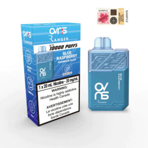 OVNS RANGER 10000 PUFF RECHARGEABLE DISPOSABLE VAPE - Blue Raspberry