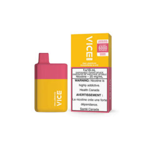 Vice Box Rechargeable Disposable Vape - 6000 Puffs - Pink Lemon Ice
