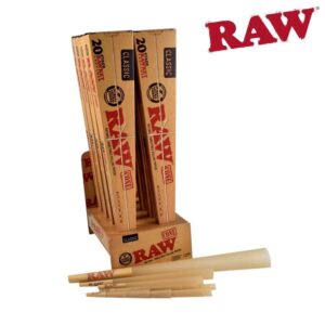 Raw Organic Paper w/tips Kingsize