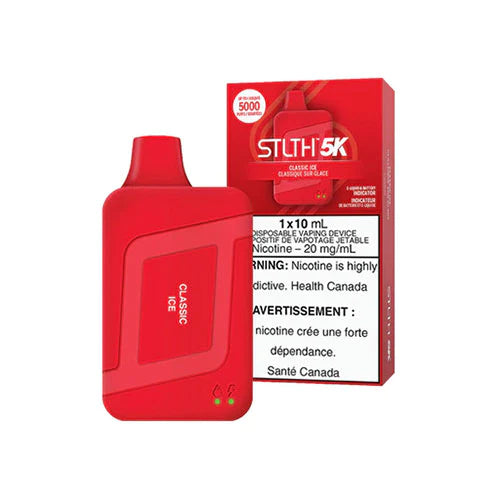 STLTH 5K Disposable Vape - Rechargeable -Classic Ice - 5000 Puffs - Classic Ice