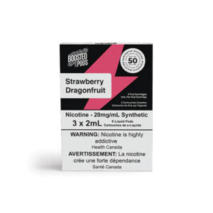 Boosted pods STLTH Compatible - Strawberry Dragonfruit  - 50MG HIT - Synthetic Nicotine