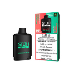 STLTH SWITCH Vape Pod - 15K Puffs - Watermelon Lime Ice & Strawberry Lime Ice