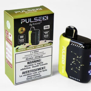 Pulse X Disposable Vape - Krave - 60K Puffs - White Peach Lemon