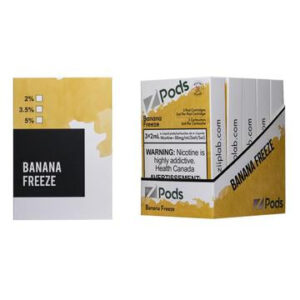Zpods STLTH Compatible - Banana Freeze - Supreme Nic Blend 20MG with 50MG Throat Hit