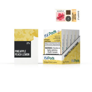 Zpods Stlth Compatible Pineapple Peach Lemon - Supreme Nic Blend 20MG with 50MG Throat Hit