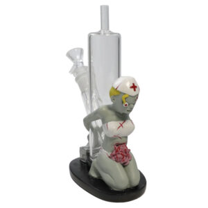 9'' Resin Zombie Nurse Water Pipe