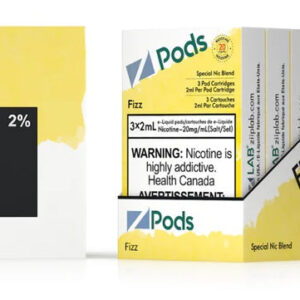 Z pods STLTH Compatible - Fizz - Supreme Nic Blend 20MG with 50MG Throat Hit