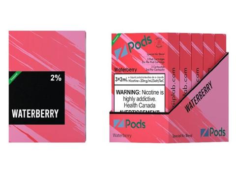 Z pods STLTH Compatible - Watermelon Berry - Supreme Nic Blend 20MG with 50MG Throat Hit