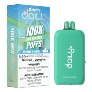 Drip'n Daily by Envi 30ML Disposable Vape - 100K Puffs - Just Honeydew