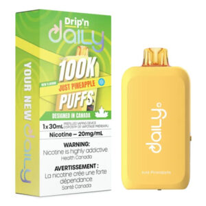 Drip'n Daily by Envi 30ML Disposable Vape - 100K Puffs - Just Pineapple