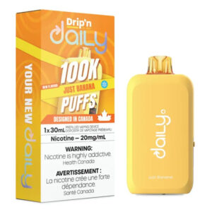 Drip'n Daily by Envi 30ML Disposable Vape - 100K Puffs - Just Banana
