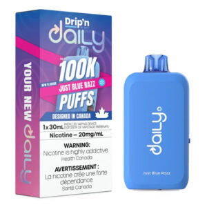 Drip'n Daily by Envi 30ML Disposable Vape - 100K Puffs - Just Blue Razz