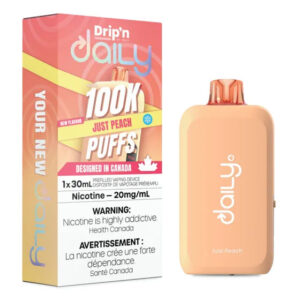 Drip'n Daily by Envi 30ML Disposable Vape - 100K Puffs - Just Peach