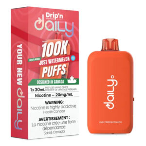 Drip'n Daily by Envi 30ML Disposable Vape - 100K Puffs - Just Watermelon